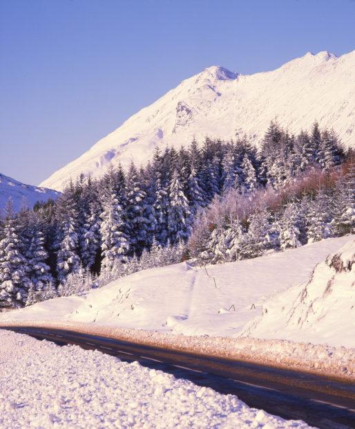 Winter Wonderland In Glen Shiel Highlands