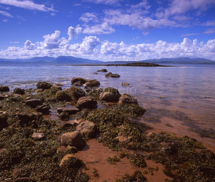 View Towards The Isle Of Mull From Ganavan Oban Argyll