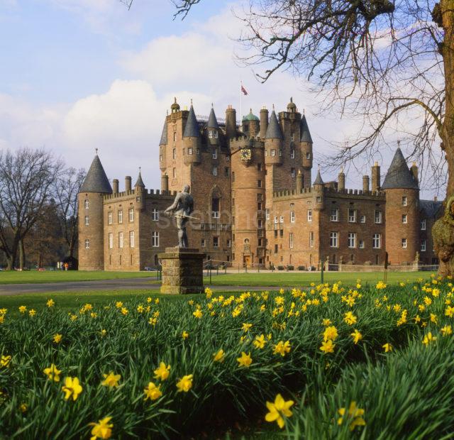 Glamis Castle In The Spring