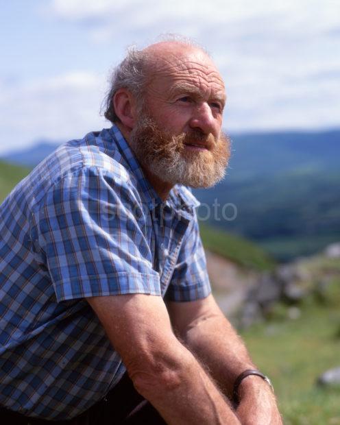 Crofter And Sheep Farmer Argyll