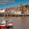 Whitby Harbour And Church