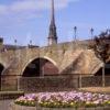 The Old Bridge Across River Ayr Town Centre