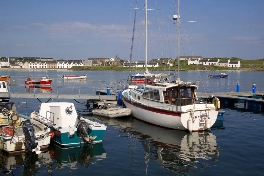 WY3Q1440 Port Ellen Harbour From Pier Islay