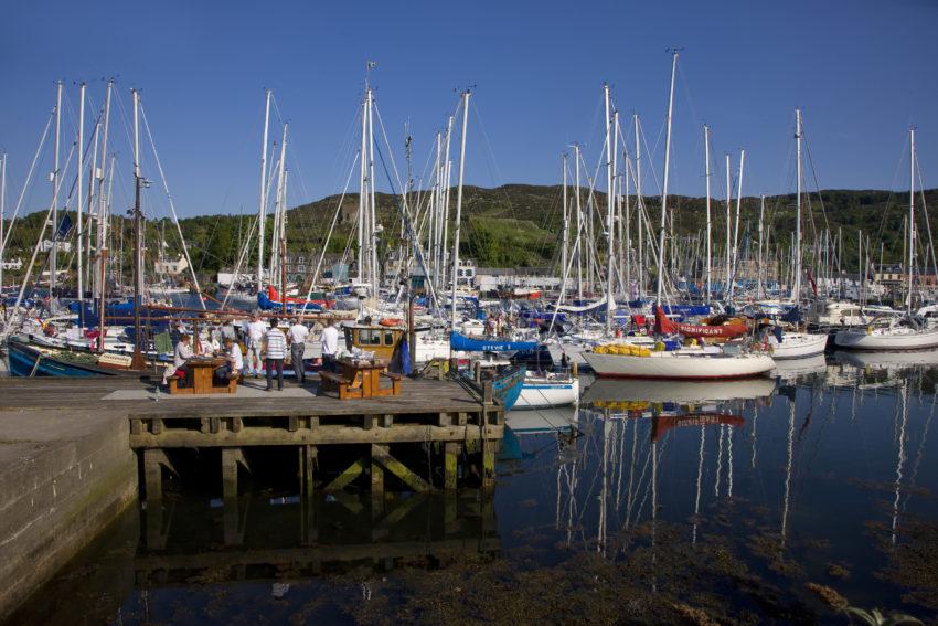 0I5D0163 A Busy Scene In Tarbert Harbour 2008