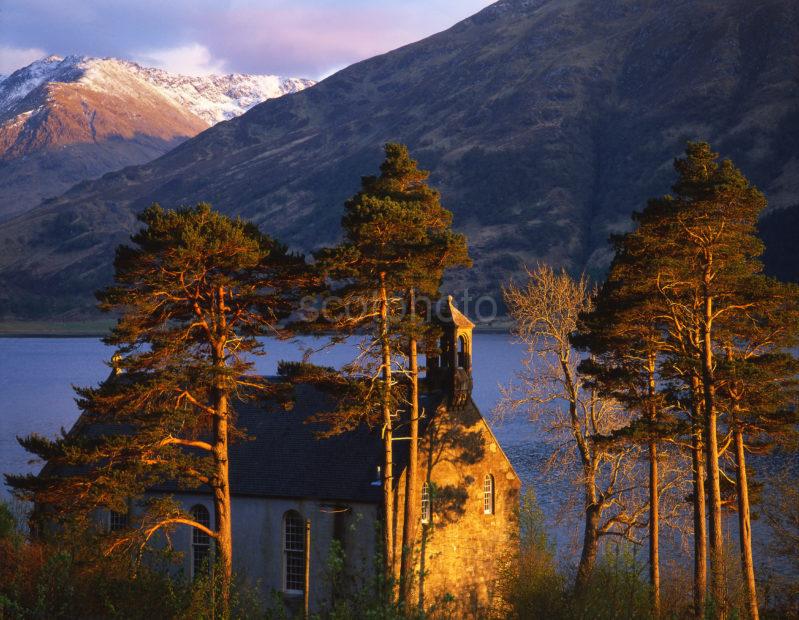 Kintail Church Near Inverinate Loch Duich Kintail