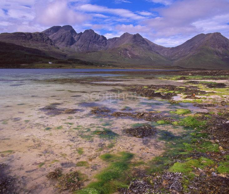 Dramatic Scenery Around Loch Slapin Towards The Cuillins Isle Of Skye