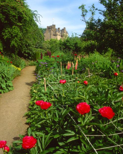 Crathes Castle 16th Cent Tower House From Gardens Nr Banchory Royal Deeside