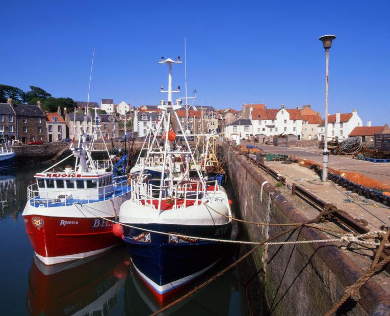 Fishing Boats In Pittenweem Harbour Fife