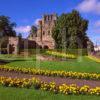 Kelso Abbey From Gardens Scottish Borders Landscape