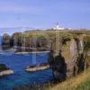 Noss Head Lighthouse And Cliffs Near Wick Caithness