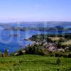 Loch Lomond And The Village Of Luss From Hillside Dumbartonshire