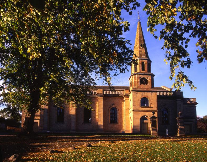 Early Autumn St Marys Kirk In Melrose Borders