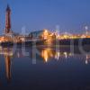 WY3Q0272 Blackpool Nightime Reflections