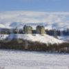 I5D1942 Ruthven Barracks And Cairngorms Frrom Nr Kingussie