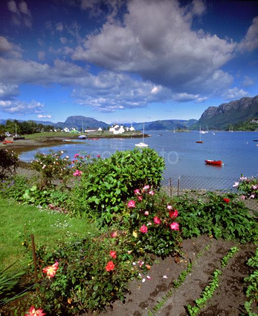 Plockton Village On Loch Carron Summer View NWest Highlands