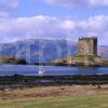 Pony Trekking On The Shore Near Castle Stalker Appin