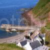 Pennan Harbour And Village