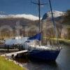 Caledonian Canal Nr Corpach With Ben Nevis