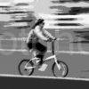 Girl Cyclist Blackpool