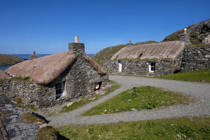 DSC 9391 Thatched Cottages At Gearranach Lewis