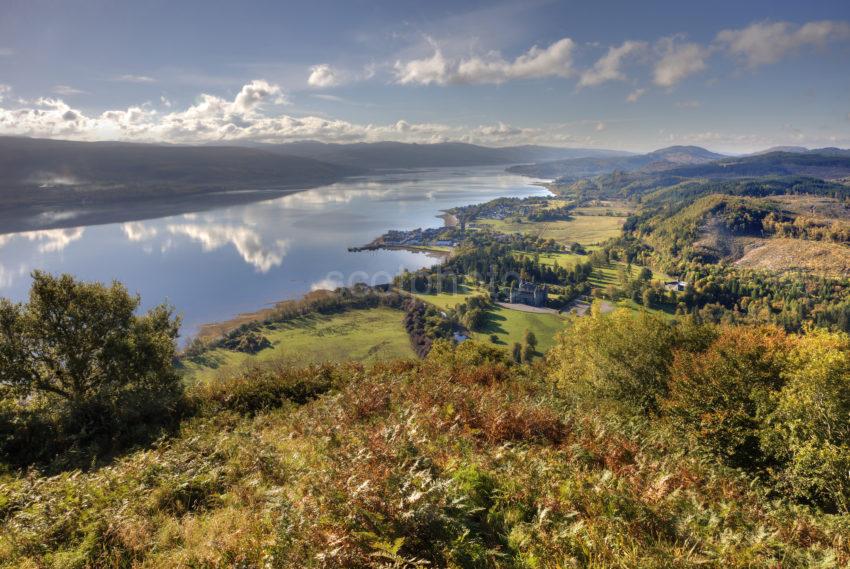 0I5D5983 INVERARAY FROM DUN NA CUAICHE LOCH FYNE