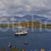 Portrait Oban Bay With IOM Departing