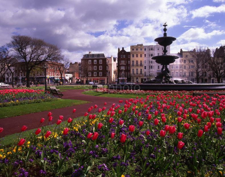 Fountain In Brighton Town Centre