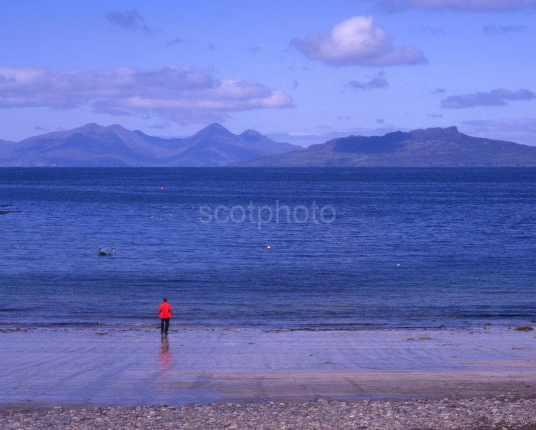 View Of Eigg And Rhum From Fascadale Ardnamurchan