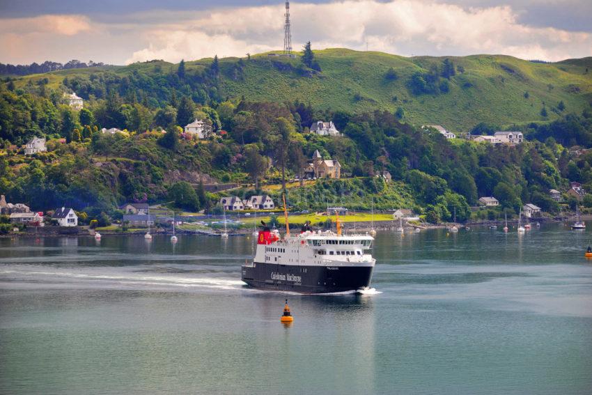 MV Finlaggan Departs Oban Bay June 2012 MEDIUM