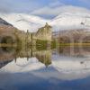 Y3Q9549 Beautiful Winter Reflections Kilchurn Castle