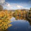 Autumn On The River Forth From Old Stirling Bridge To Abbey Craig