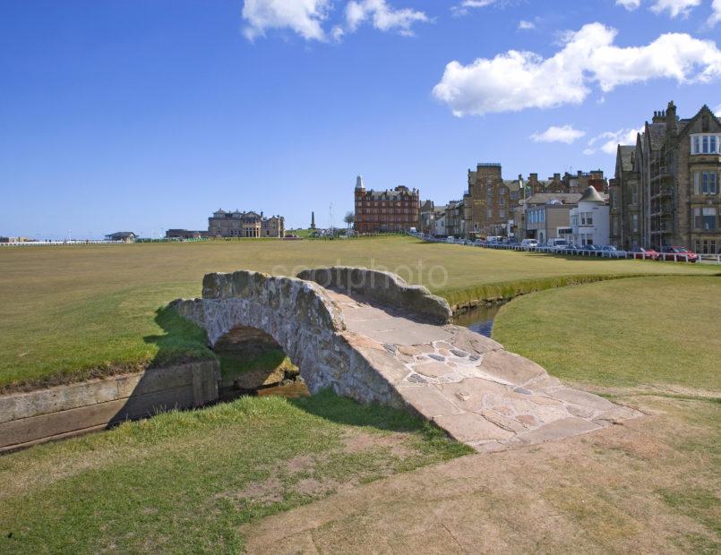 WY3Q9565 The Old Course Bridge And Town St Andrews