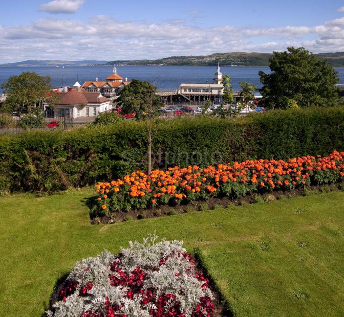 Dunoon Pier From Castle