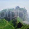 Misty Scene At Dunnottar Castle Nr Stonehaven