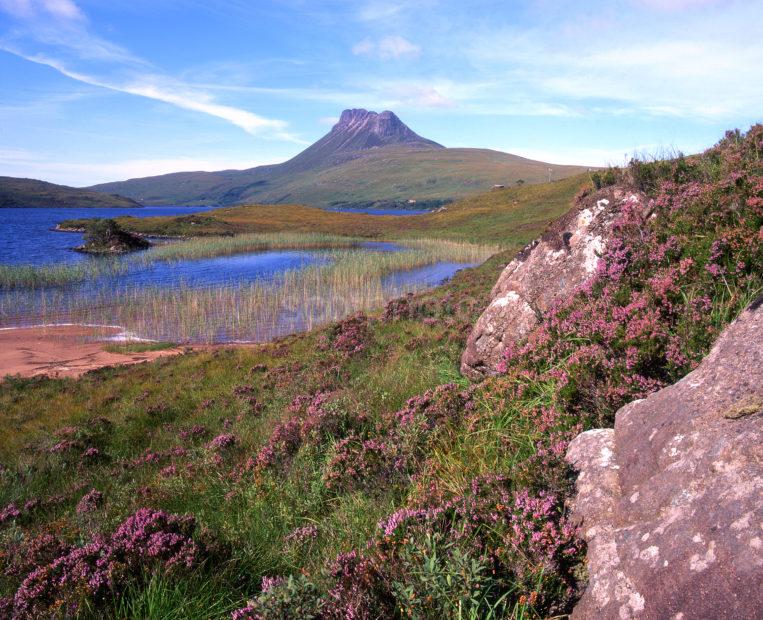 Towards Stac Pollaidh From Loch Lurgain Inverpolly Nature Reserve Sutherland