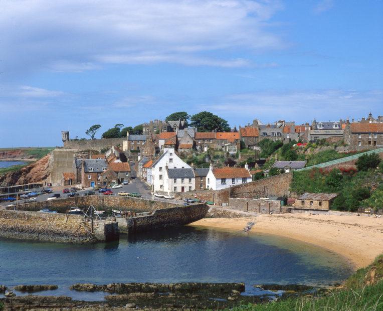 Crail Harbour And Beach Fife