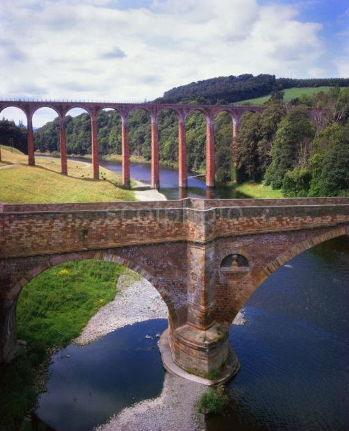 River Tweed At Newtead Borders