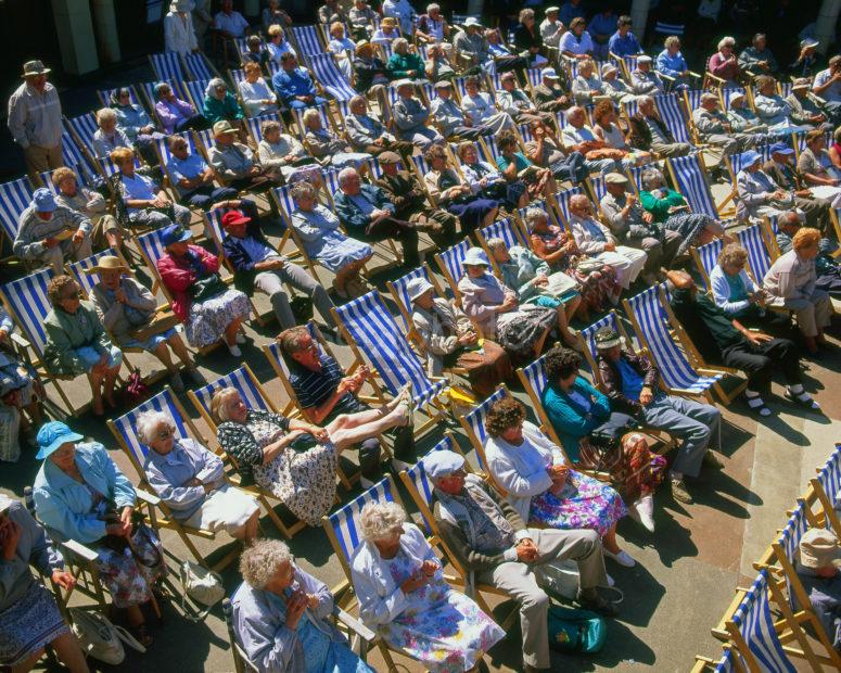 Deck Chairs Sunbathing