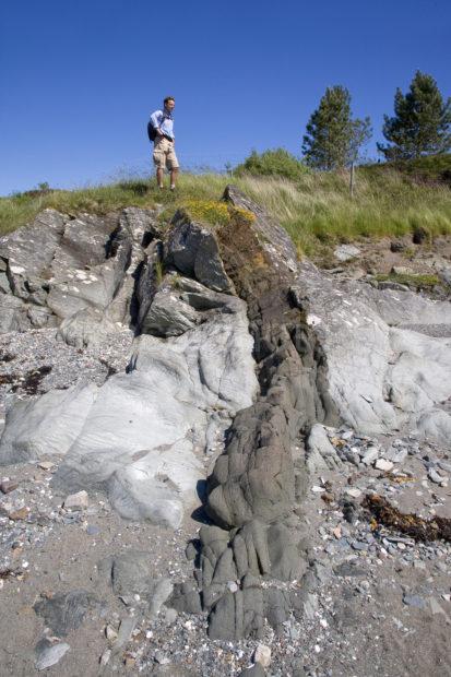 Dyke Intrusion On Eriska