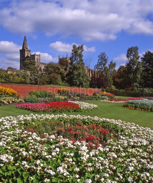 Dunfermaline Abbey From Pittencrief Park Dunfermaline Fife