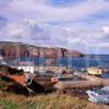 St Abbs Harbour And Cliffs Berwickshire