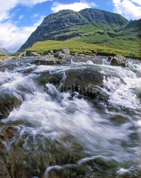 The River Coe In Pass Of Glencoe