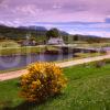 Spring View Towards Ben Nevis From The Caledonian Canal At Moy Bridge Lochaber West Highlands