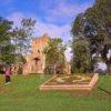 View Looking Towards Jedburgh Abbey From The Gardens To The East Jedburgh Scottish Borders