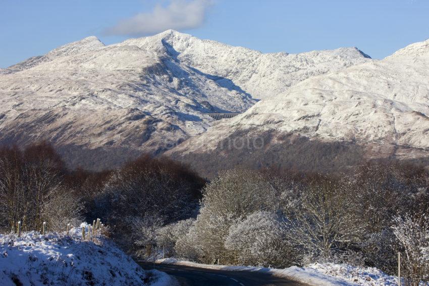 The Hydro Electric Dam On The Slopes Of Ben Cruachan Argyll