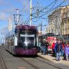 New Tram Near North Pier