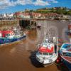 FISHING BOATS WHITBY HARBOUR