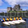 Canoes At Eilean Donan Castle Loch Duich