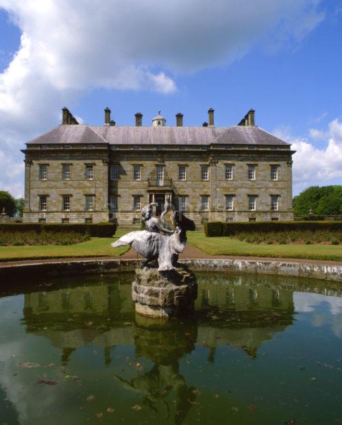 Magnificent Kinross House From Gardens Loch Leven Central Scotland