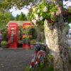 I5D1409 PHONE BOXES AND CYCLES AT TRALEE MEDIUM